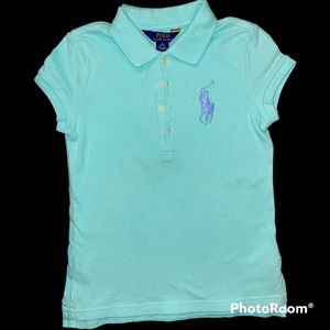 POLO by Ralph Lauren Cotton Mesh Polo Shirt sz Medium -EUC